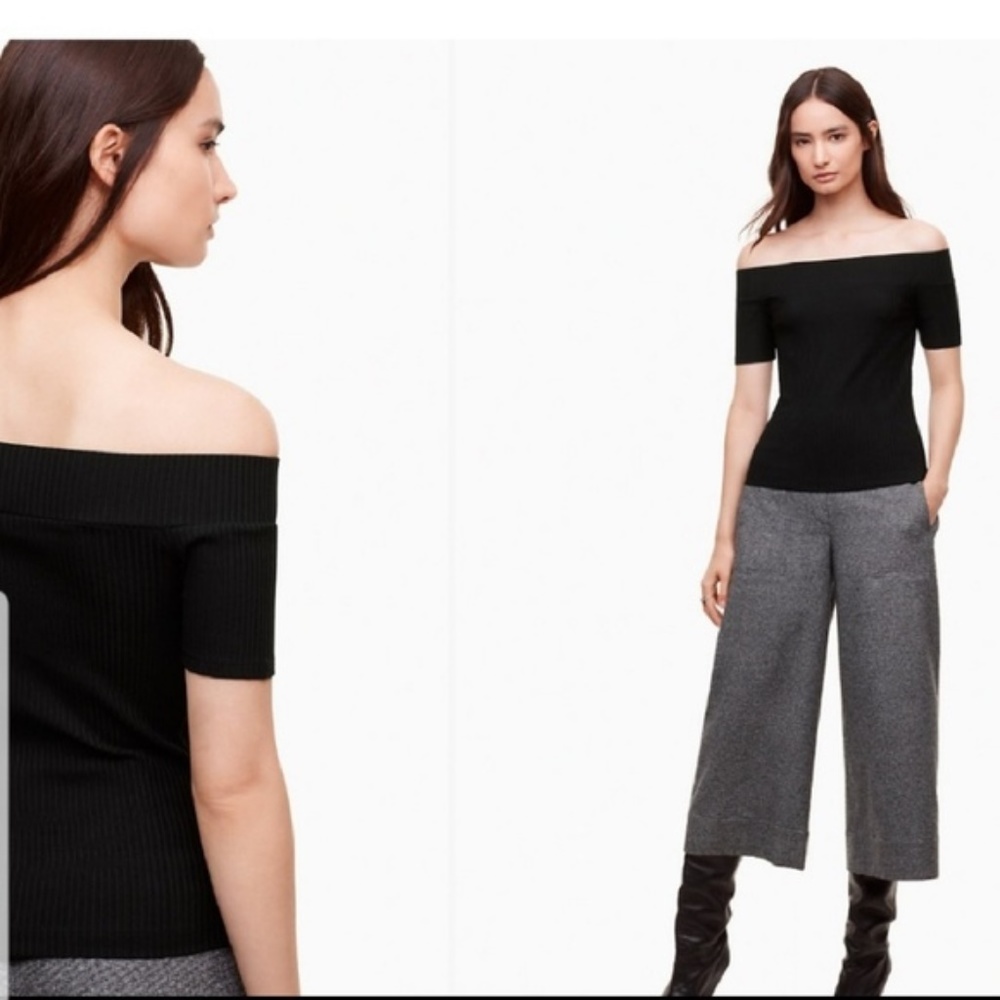 Wilfred Aritzia Tournesol Off Shoulder Shirt L
